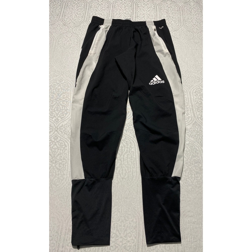 Adidas Adizero Marathon Primeblue Running Pants Black White Womens Size S GT3089